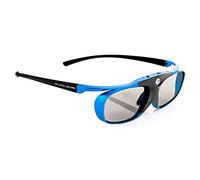 Hi-Shock DLP Pro Blue Heaven DLP Link 3D Glasses for 3D DLP Projectors from Acer, BenQ, Largo, Optoma, Viewsonic, LG, NEC [Shutter Glasses| 96-200 Hz | rechargeable | 32g]