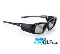Hi-SHOCK Pro 7G Black Diamond - DLP Link 3D Glasses with Maximum Battery Capacity