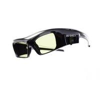 Hi-SHOCK RF Pro Black Diamond | 3D Glasses for JVC, EPSON, Sony 3D Projectors | Compatible with JVC PK-AG3 & PK-EM2 3D Syncro Emitter/Sony TDGBT500A [120 Hz | Rechargeable | 39g]