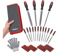 Hi-Spec 16Pc Needle File Set for Metalwork, Woodwork, Jewellery & More