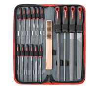 Hi-Spec 17pc Needle File Set for Metalwork, Woodwork and Jewellery