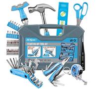 Hi-Spec 48pc Starters Basic DIY Tool Kit Set with Outdoor Bike Multitools for Home, College & Travel