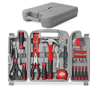 Hi-Spec 54pc Home & Office DIY Tool Kit Set. Complete Household Tool Box with Essential Hand Tools Included for Basic Repairs, Maintenance & Home Improvement Projects