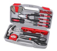 Hi-Spec 39pc Tool Kit Set for Home & Office - Comprehensive Toolbox with General Hand Tools for DIY Repairs, Maintenance & Home Projects, Complete with Compact Carry Case