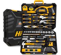 Hi-Spec Tools 122 Pc Mechanics Hand Tool Kit For Car & Bike - Ideal For Auto Repairs Hi-Spec
