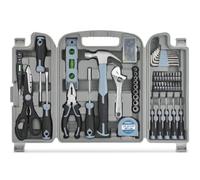 Hi-Spec Tools 54 Pcs Blue Tool Kit For Home Repair Tool Set With Hammer, Screwdriver, Plier.