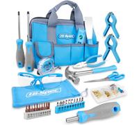 Hi-Spec Tools Hi-Spec 34Pc Blue Home Diy Tool Kit. Complete Household Hand Tools.