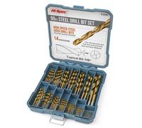 Hi-Spec Tools Hss Drill Bit Set For Metal, Wood, Plastic With Case 1mm-10mm Bits 99Pcs Hi-Spec