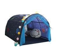 HI SUYI Children's Cabin Bed Tunnel Tent for 90-100cm in Width Loft Bed Bunk Tent,Fabric, Blue, Single
