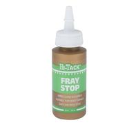 Hi-Tack Fray Stop Glue 60ml - Clear, Flexible Fabric Adhesive for Fray Prevention, Hems & Seams Reinforcement - Iron for Permanent Fix - Suitable for Most Fabrics