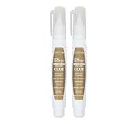 Hi-Tack Glue Pen 18.6ml - 2 pack Strong, Fast-Hold Adhesive for Crafting,DIY Dries Clear Flexible Ideal on Fabric, Paper, Wood, Metal, Glass,Non-Toxic, Heat-Resistant, Handwash Safe - SEWBOX