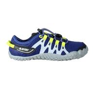 HI-TEC - Abyss Junior Children's Barefoot Shoes | Barefoot Boys' Mountain, Hiking | Friendly, Comfortable, Minimalist Footwear | Lightweight, Breathable and Flexible | Black-Lime, 30, Navy Blue Lime