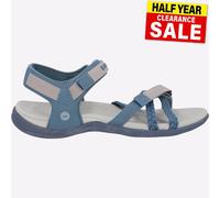 Hi-Tec Female Anselia Sandal, Blue, 4
