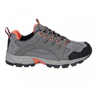 Hi-Tec Auckland Lite | Steel/Coral/Cool Grey | Waterproof | Mens Walking Shoes