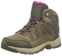Hi-Tec Bandera LITE WP Womens Hiking Boot, Taupe/Dune/Boysenberry, 4 UK