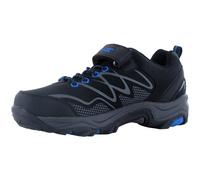 Hi Tec Blackout Low Boots Black/Blue Elasticated lace with closure for