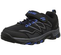 Hi-Tec Blackout Low Junior High Rise Hiking Boots, Black (Black/Blue 21), 13 UK Child