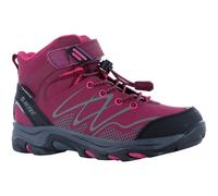 Hi-Tec Girls Blackout Mid Boots, Pink, 2 UK