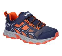 Hi-Tec Scooby Low WP JR Hiking Shoe, Naval Academy/RED Orange/Sleet, 5 UK