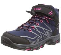 Hi-Tec Girl's Blackout Mid Wp Jrg Walking Shoe, Navy Magenta, 5 UK