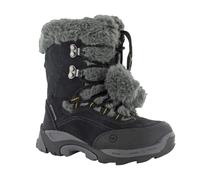 Hi-Tec Hiking Boots Waterproof Boots Snow Boots Girls Kids Black Grey St. Moritz