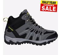 Hi-Tec Jaguar Mens WATERPROOF Outdoor Walking Trail Hiking Boots Grey