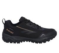 Hi-Tec Jaguar Men's Waterproof Trail Shoes Men's Trainers, Size 10 In Black/Dune