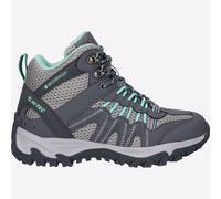 Hi-Tec Jaguar MID WP Womens Hiking Boot, Charcoal/Graphite/Cool Grey/Lichen, 4 UK