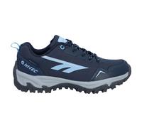Hi-Tec Jaguar Womens Waterproof Trail Shoes Trainers, Size 4 In Indigo/Moonstone