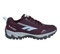 Hi-Tec Jaguar Womens Waterproof Trail Shoes Trainers, Size 7 In Cherry/Moonstone