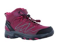 Hi-Tec Girls Blackout Mid Boots, Dark Rose Fuchsia, 1 UK