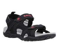 Hi-Tec Crater Sandals Men's | Sandals | Black/Grey/Red | UK Size 10