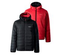 Hi-Tec Mens Halden Quilted Padded JacketXXL Black/Salsa IG1747