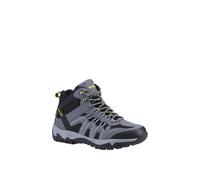 Hi-Tec Men's Jaguar MID WP Hiking Boot, Graphite/Black/Citron, 13 UK
