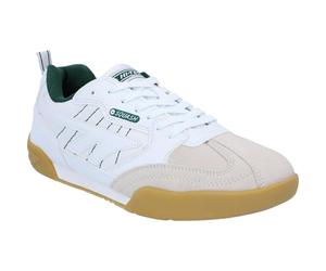 Hi-Tec Men's Squash Classic unisex trainers, White Pu Suede Leather, 10.5 UK