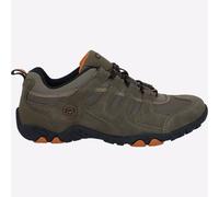 Hi-Tec Quadra II Mens Walking Outdoor Trail Hiking Shoes Trainers Brown