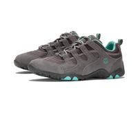 Hi-Tec QUADRA II Womens Hiking Shoe, Grey/Mint, 5 UK