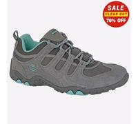Hi-Tec Quadra Womens Outdoor Walking Terrain Trail Hiking Shoes Grey
