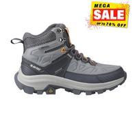 Hi-Tec Rainier Mens Durable Rugged Outdoor Hiking Boots Grey
