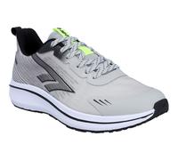 Hi-Tec Santorini Synthetic Men's Cool Grey/Black/Acid Lime Trainers UK 9