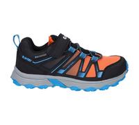 Hi-Tec Scrappy Waterproof Kids Trail Shoes Trainers Size: 10 Colour : Black/Blue Danube/Flame