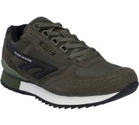 Hi-Tec Silver Shadow OG dark olive green retro 80's running trainers shoes