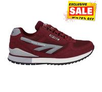 Hi-Tec Silver Shadow OG Mens Trainers Retro 80's Running Shoes Cherry Red