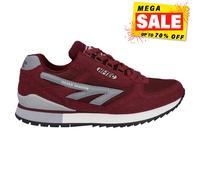 Hi-Tec Silver Shadow OG Mens Trainers Retro 80's Running Shoes Cherry Red