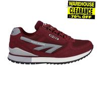 Hi-Tec Silver Shadow OG Mens Trainers Retro 80's Running Shoes Cherry Red