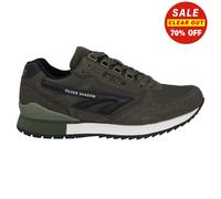 Hi-Tec Silver Shadow OG Mens Trainers Retro 80's Running Shoes Olive Green