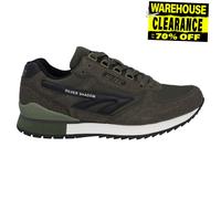 Hi-Tec Silver Shadow OG Mens Trainers Retro 80's Running Shoes Olive Green