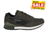 Hi-Tec Silver Shadow OG Mens Trainers Retro 80's Running Shoes Olive Green