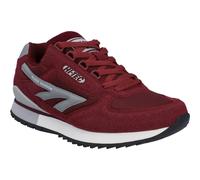 Hi-Tec Silver Shadow PU Suede/ Mens Cherry Lace-Up Shoes - Red - Size UK 10