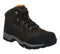 Hi-Tec Men's Storm WP Wide Walking Shoe, DK Chocolate/DK Taupe/Burnt Orange, 7 UK